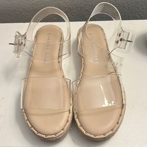 Clear Platform Sandals